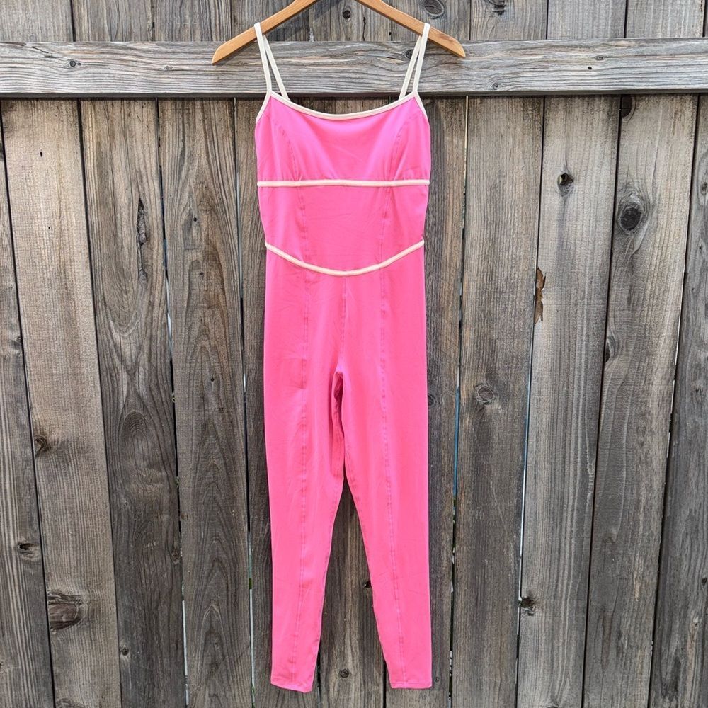 L*Space Pink Ace Jumpsuit Womens Size Medium - Picture 3 of 8
